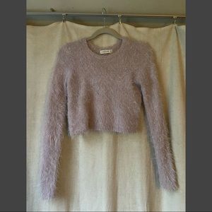 Fun fluffy crop top